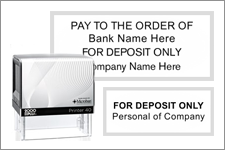 For Deposit Only Stamps